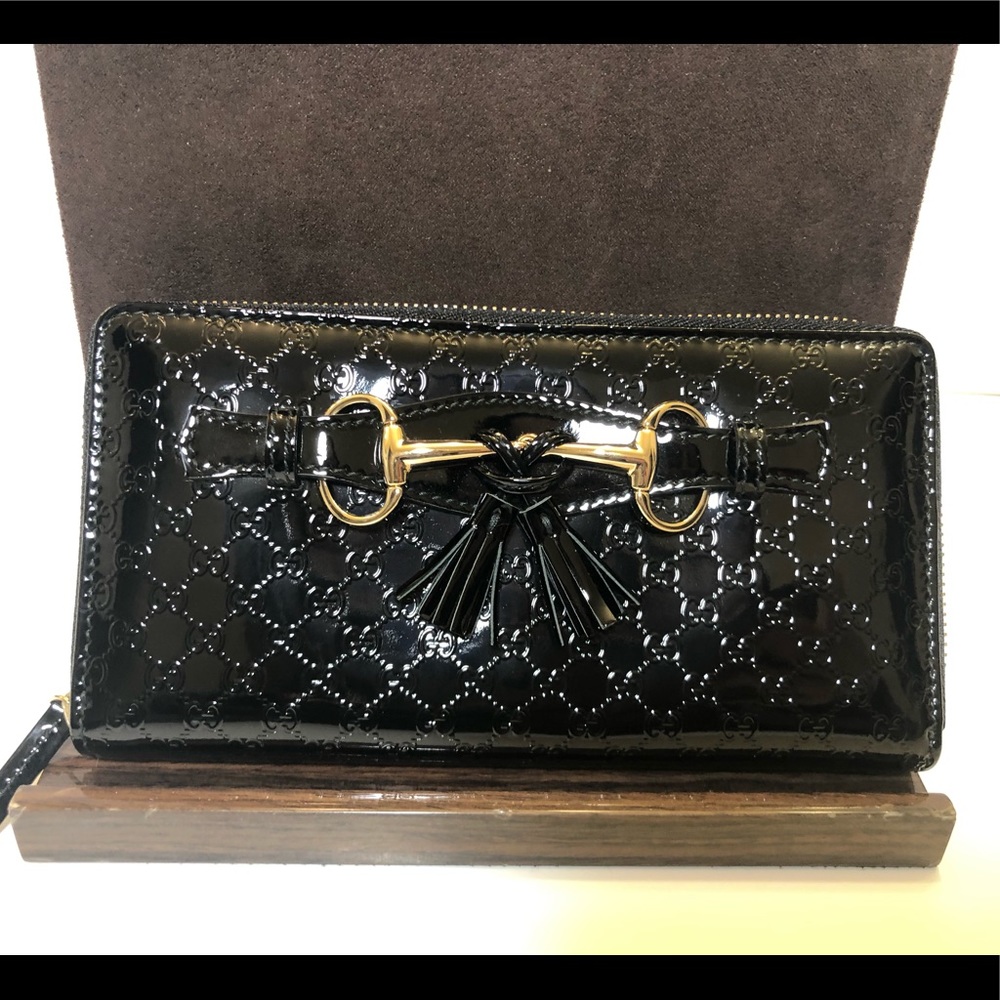 Gucci Emily Micro gg zip wallet